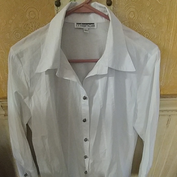 Mishca white High Low shirt - Picture 5 of 8